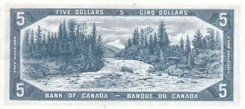 Canadian 10 Dollar Bill Banknote Front Issued 1954 Accepted for Exchange