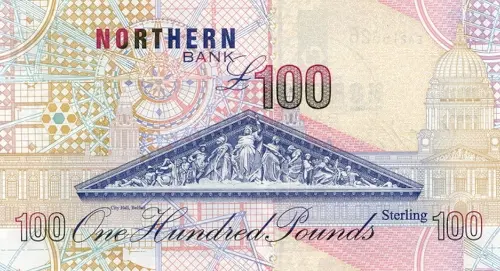 Northern Ireland 50 Pound Northern Bank Banknote Front Issued 1999