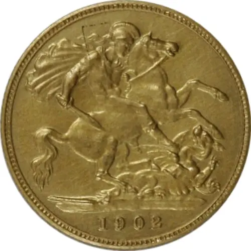 British Sovereign 250 Pounds Coin  Obverse Accepted for Exchange
