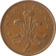 British 2  Pence Coin Obverse 1971 Accepted For Exchange