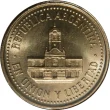 Argentine Peso 25 Centavos Coin Front Issued 1992 Accepted for Exchange