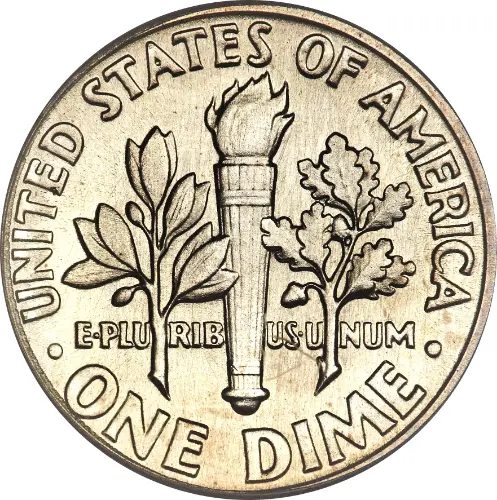 1 Dime 'Roosevelt' American Dollar Coin Issued 1946 Front Accepted For Exchange