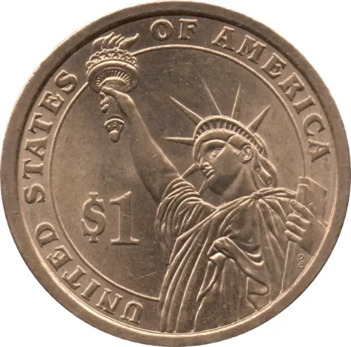 1 Dollar George Washington Presidential Coin Issued 2007 Front Accepted For Exchange