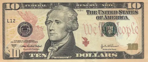 United States of America 10 Dollar Banknote Front Issued 2006 Accepted For Exchange