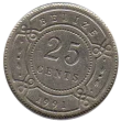 25 Cent Belize Dollar Front Issued 1973 Accepted For Exchange