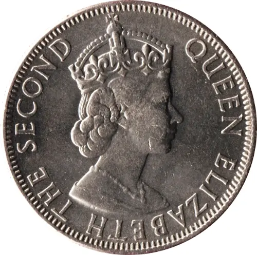 50 Cent Belize Dollar Front Issued 1974 Accepted For Exchange