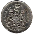 50 Cent (Half Dollar) Canadian Dollar Coin Front First Issued 1908 Accepted For Exchange