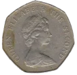 50 Pence Falkland Island Coin Issued 1998 Front Accepted For Exchange