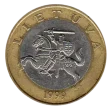 Lithuania 2 Litai Coin First Issued 1998 Front Accepted For Exchange