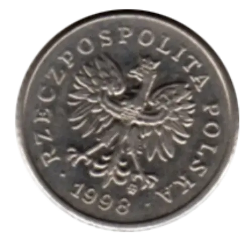 10 Groschen Polish Coin First Issued 1990 Obverse Accepted For Exchange