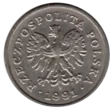 50 Groschen Polish Coin First Issued 1990 Obverse Accepted For Exchange