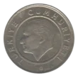 25 Turkish Kurus First Issued 2009 Obverse Accepted For Exchange