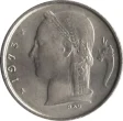 1 Belgian Franc Coin (Ceres) issued 1950 front accepted for exchange