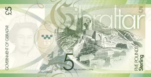 Gibraltar 5 Pound Banknote Front Issued 2011 Accepted For Exchange