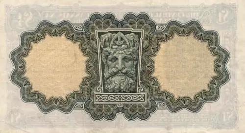Irish 1 Pound Banknote Front Issued 1944 Accepted For Exchange
