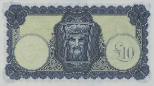 Irish 10 Pound Banknote Front Issued 1974 Accepted For Exchange
