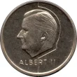 20 Belgian Francs coin (Albert II) issued 1994 Front accepted for exchange